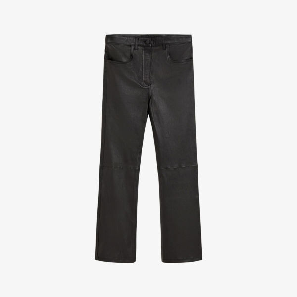 Расклешенные кожаные брюки duke со средней посадкой Joseph, черный
Расклешенные кожаные брюки duke со средней посадкой Joseph, черный