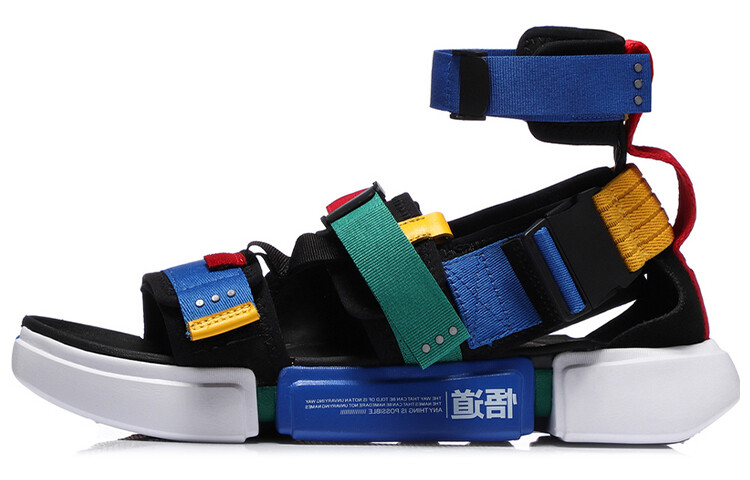 Пляжные сандалии мужские синие/красные/желтые Lining
Пляжные сандалии мужские синие/красные/желтые Lining