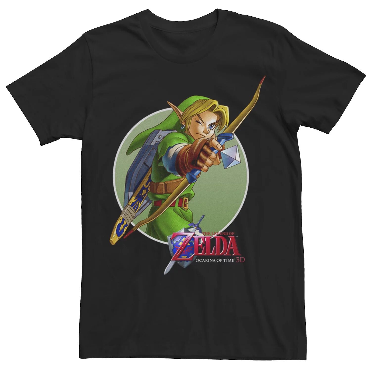 Мужская футболка Nintendo Zelda Ocarina of Time 3D Link Aims Licensed Character, черный
Мужская футболка Nintendo Zelda Ocarina of Time 3D Link Aims Licensed Character, черный