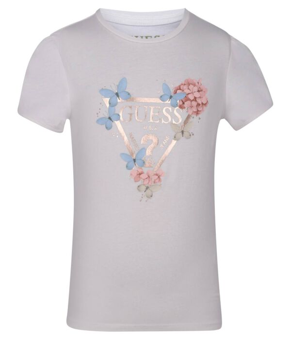 Футболка детская Guess с золотым логотипом, белый
Футболка детская Guess с золотым логотипом, белый
