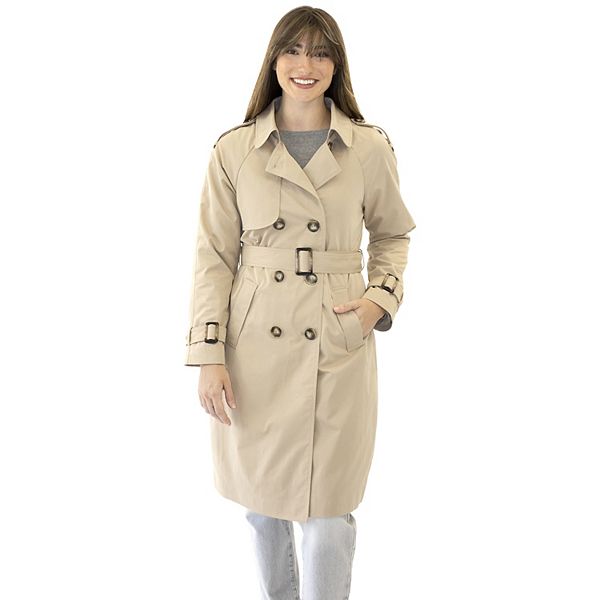 Женский двубортный тренч с поясом Nine West, Light Camel
Женский двубортный тренч с поясом Nine West, Light Camel