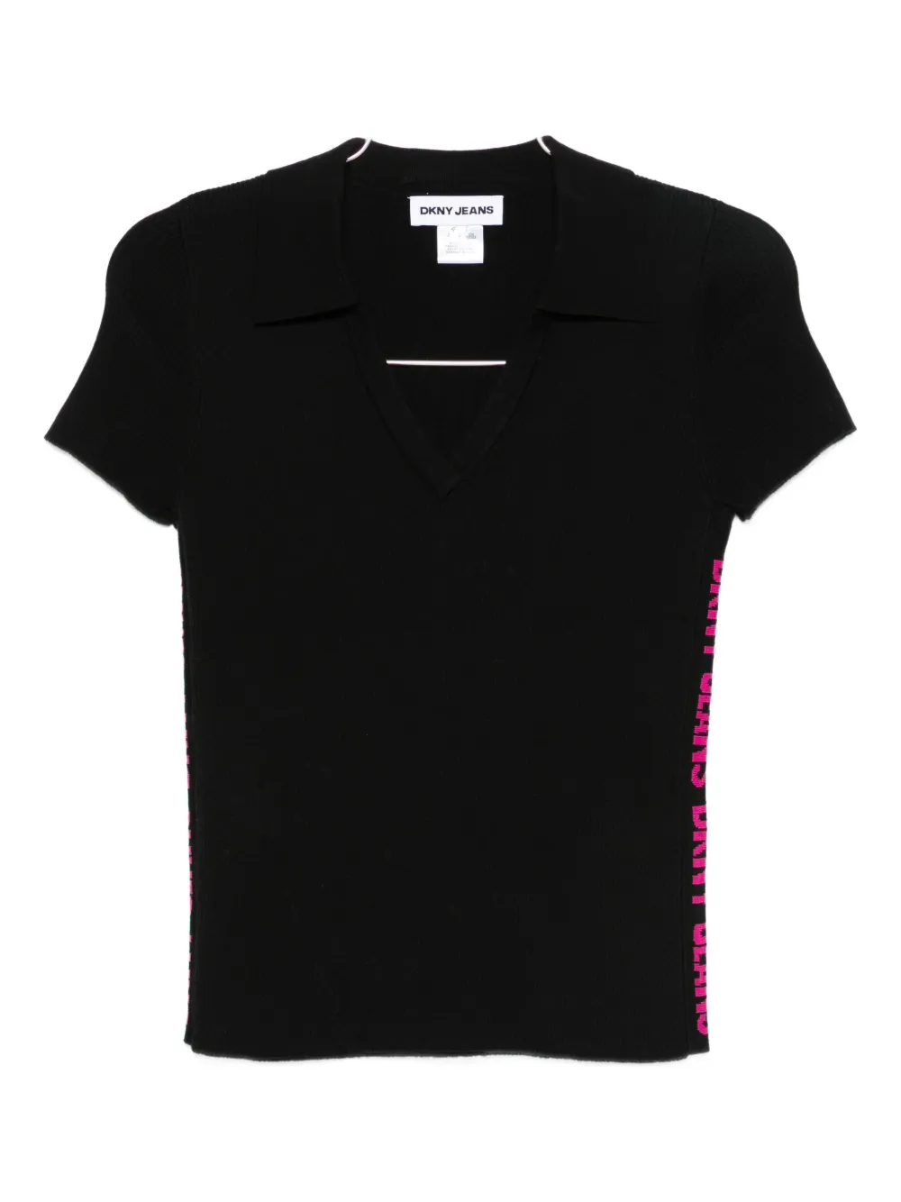 Футболка с V-образным вырезом и логотипом сбоку DKNY, черный
Футболка с V-образным вырезом и логотипом сбоку DKNY, черный