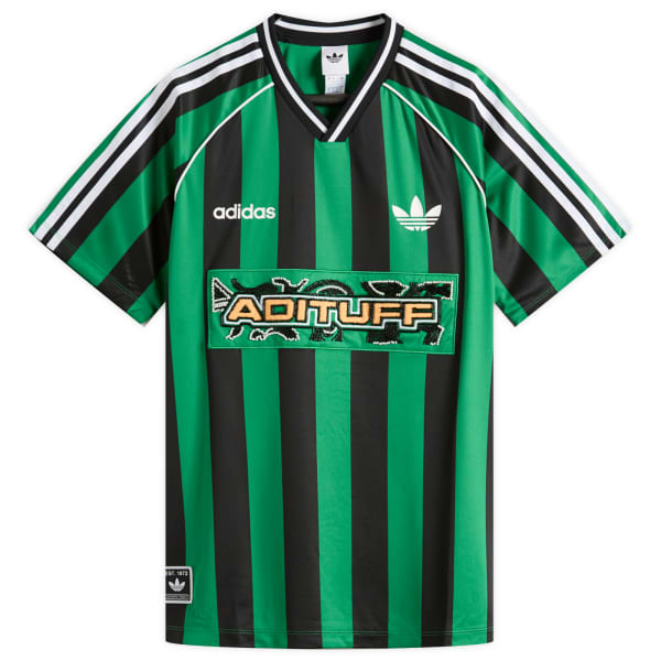 Полосатая футболка Adidas, зеленый/черный
Полосатая футболка Adidas, зеленый/черный