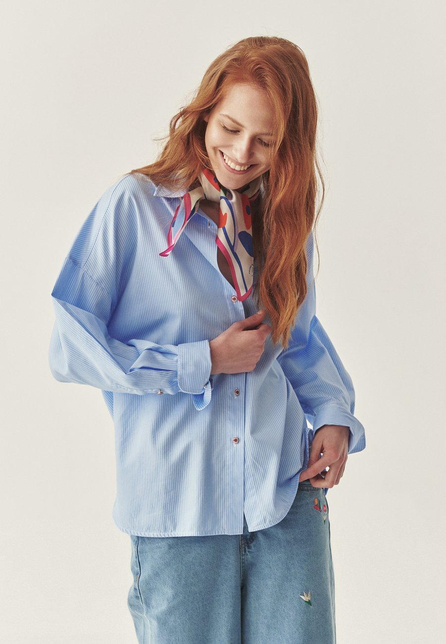 Блуза TATUUM Button-down blouse, Light Blue
Блуза TATUUM Button-down blouse, Light Blue