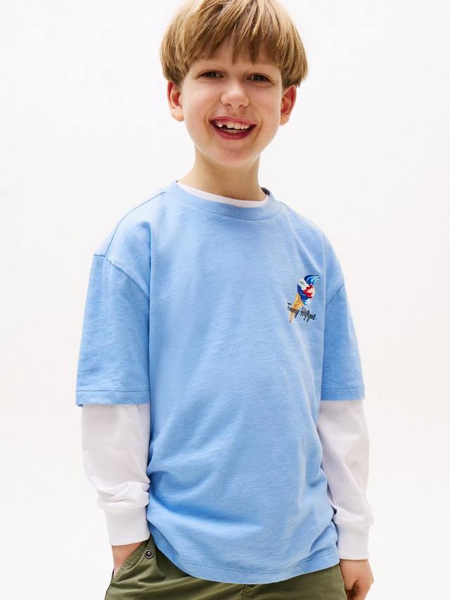 Детская футболка Archive Cotton с принтом мороженого Tommy Hilfiger, Cloudy Blue
Детская футболка Archive Cotton с принтом мороженого Tommy Hilfiger, Cloudy Blue