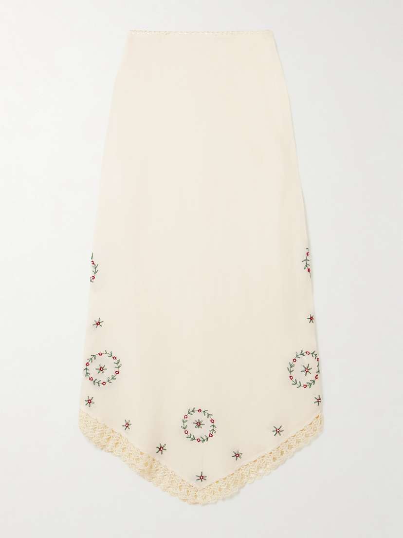 Юбка миди из смеси льна, отделанная крючком, Imola Rixo, бежевый
Юбка миди из смеси льна, отделанная крючком, Imola Rixo, бежевый