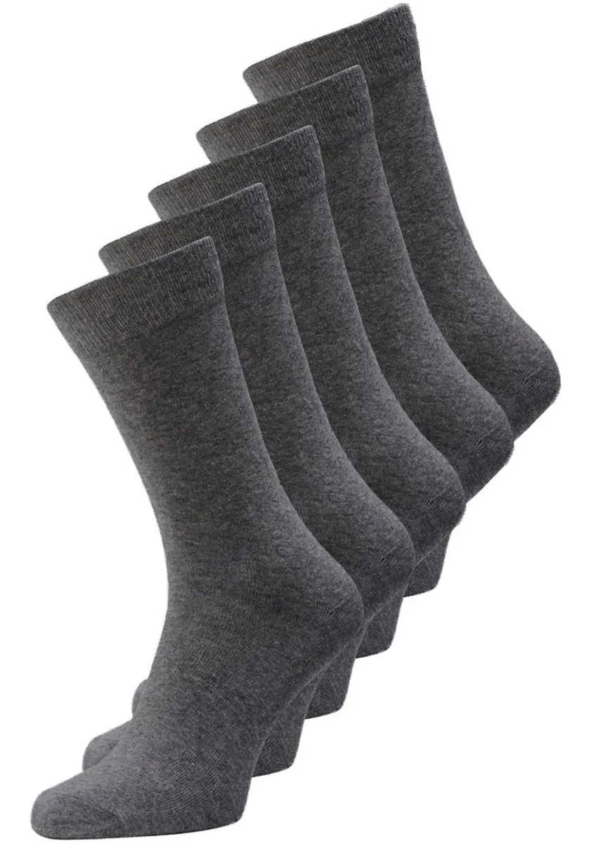 Базовые носки Jack & Jones "JACJENS SOCK 5 PACK NOOS" (упаковка, 5 пар), цвет Dk Grey Melange
Базовые носки Jack & Jones "JACJENS SOCK 5 PACK NOOS" (упаковка, 5 пар), цвет Dk Grey Melange