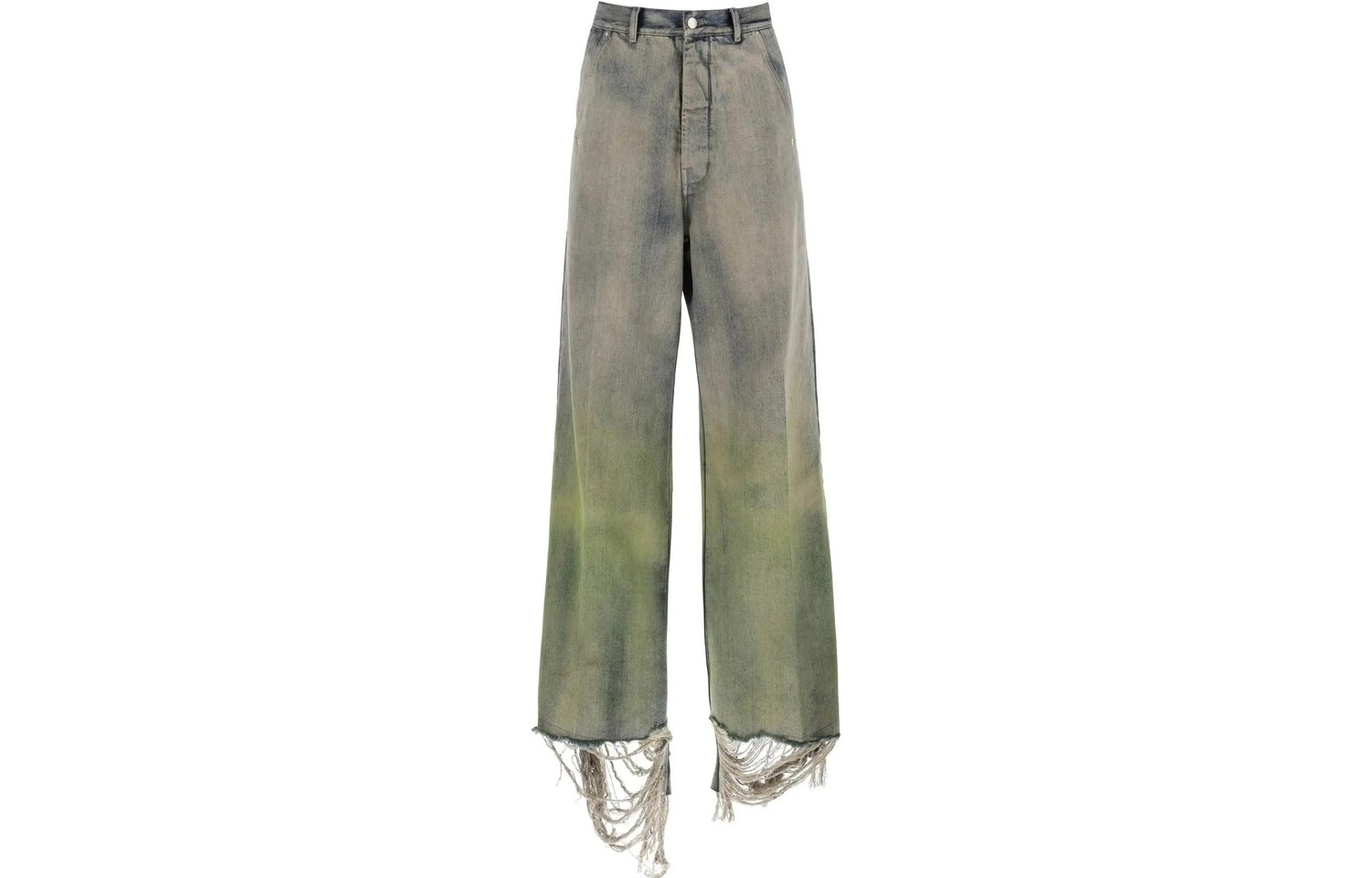 Джинсы мужские хаки Rick Owens, хаки 
Джинсы мужские хаки Rick Owens, хаки