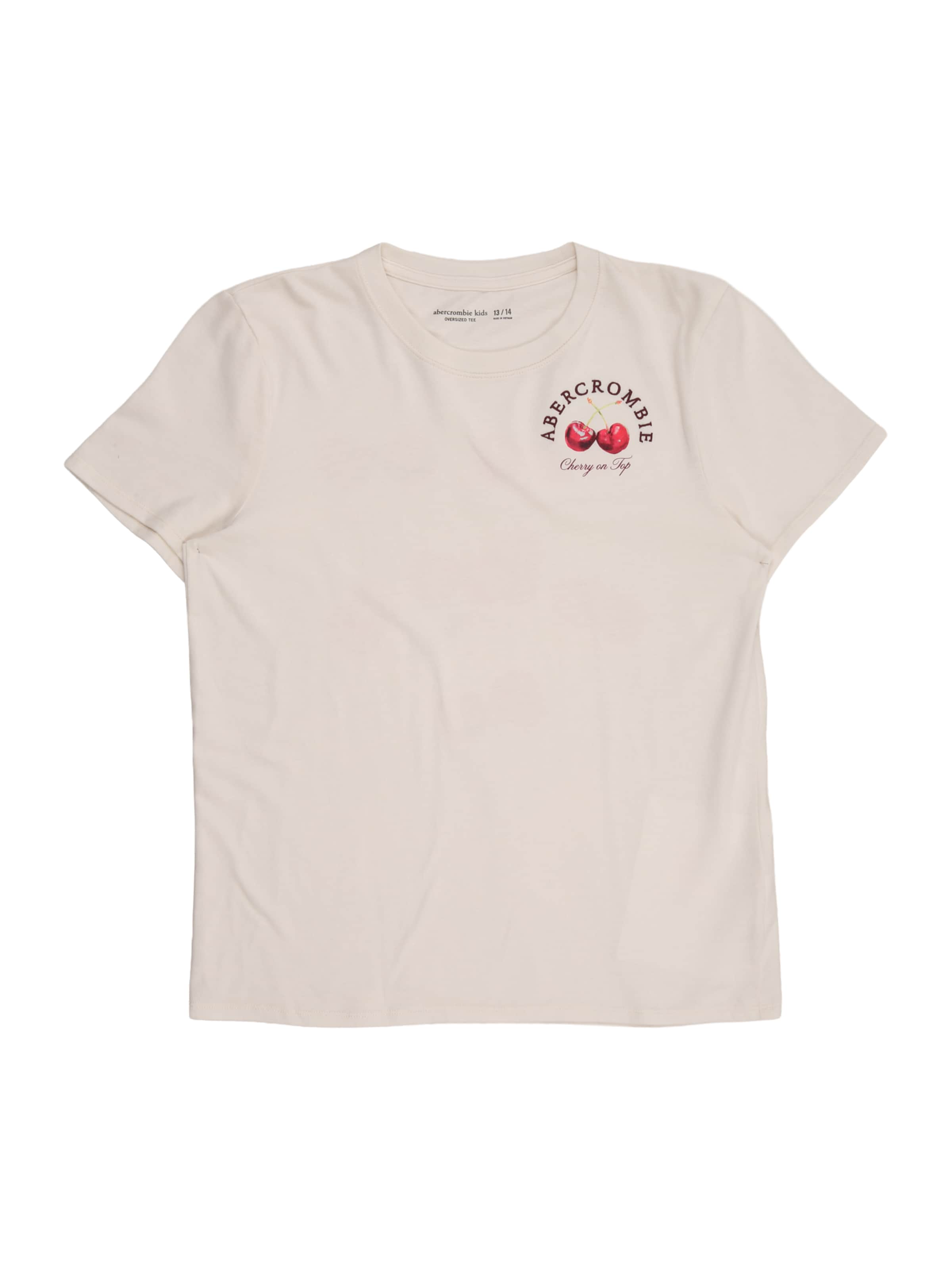 Abercrombie & Fitch Футболка 'CHERRY' в цвете stone
Abercrombie & Fitch Футболка 'CHERRY' в цвете stone