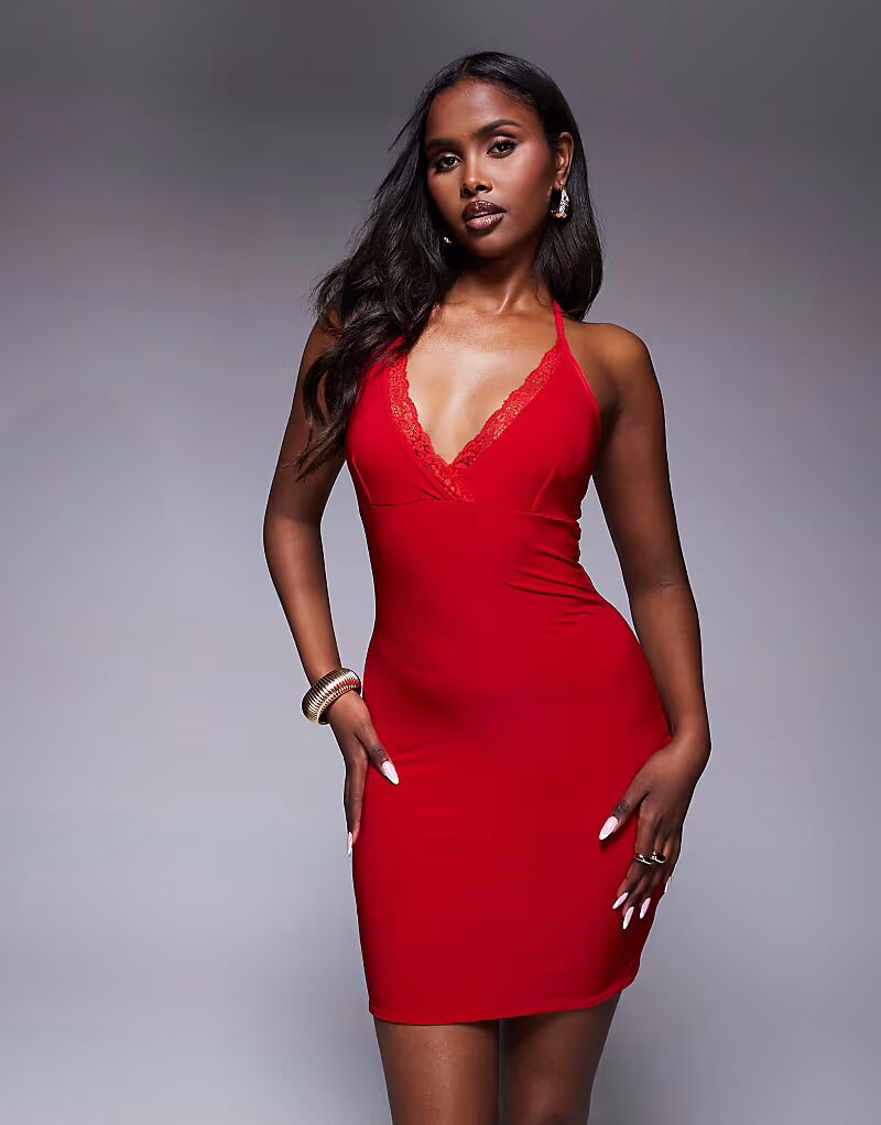 Fashionkilla двухслойное мини-платье с кружевной отделкой и американской проймой красного цвета
Fashionkilla двухслойное мини-платье с кружевной отделкой и американской проймой красного цвета