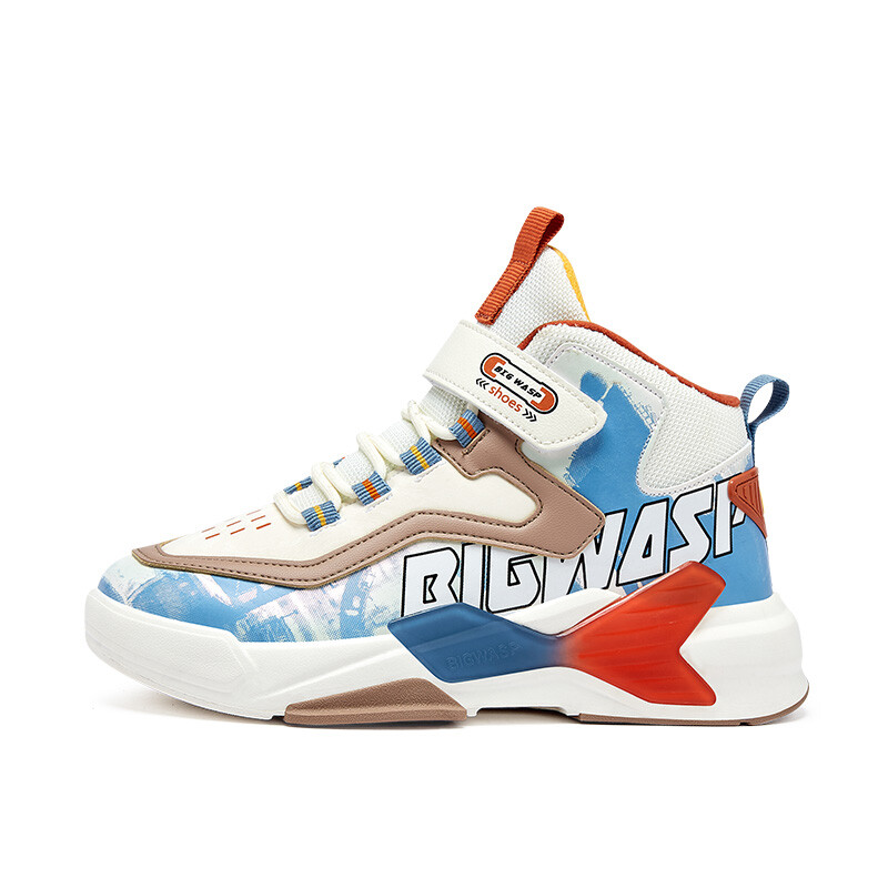 Детские баскетбольные кроссовки Kids Low-top Big Wasp, черный 
Детские баскетбольные кроссовки Kids Low-top Big Wasp, черный