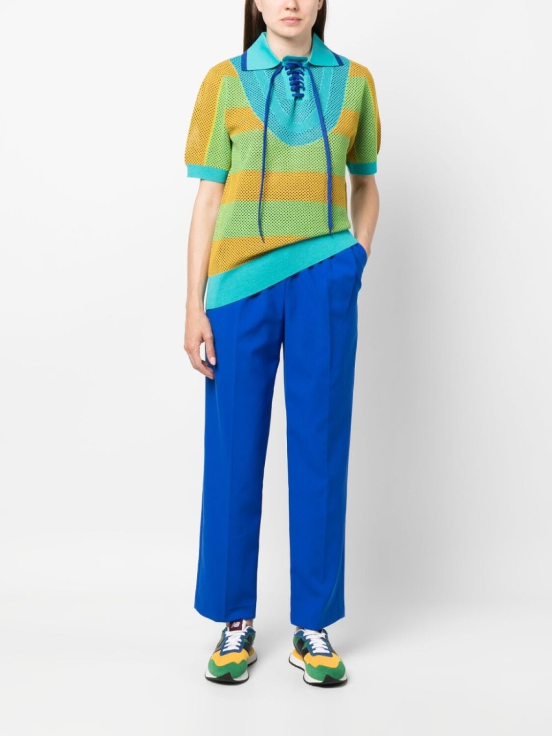 Трикотажная рубашка поло в полоску Botter, синий
Трикотажная рубашка поло в полоску Botter, синий