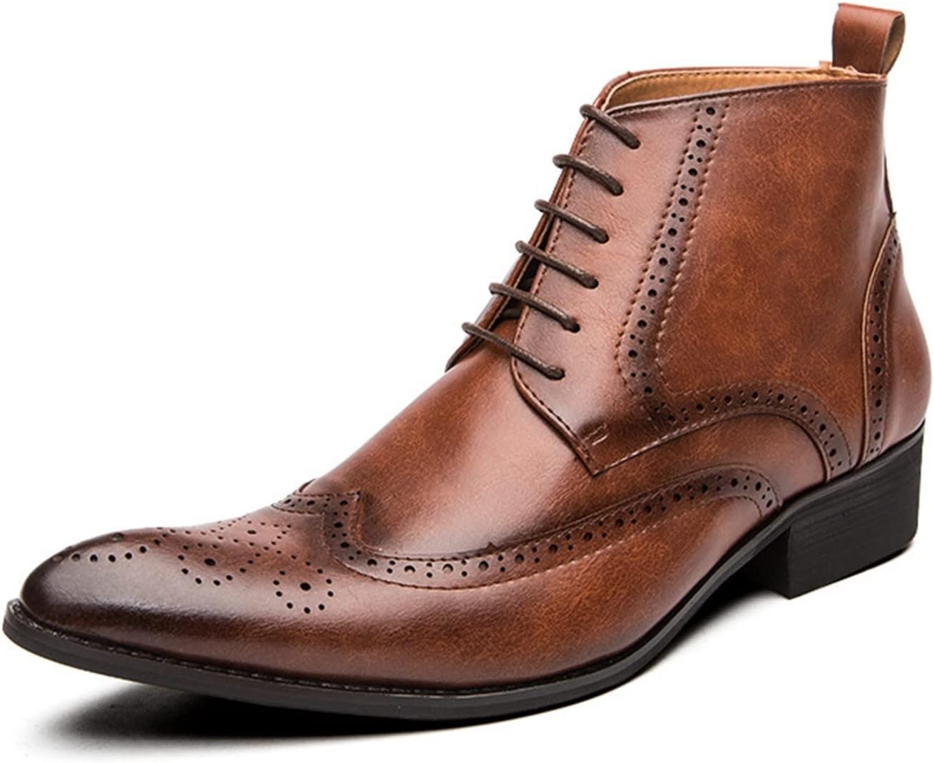 Мужские ботинки XJSDJHOUNT на шнуровке с круглым носком, заостренным отполированным носком, резьбой броги, с пластиковым носком, удобные, водонепроницаемые, противоскользящие, повседневные рабочие, коричневый
Мужские ботинки XJSDJHOUNT на шнуровке с круглым носком, заостренным отполированным носком, резьбой броги, с пластиковым носком, удобные, водонепроницаемые, противоскользящие, повседневные рабочие, коричневый