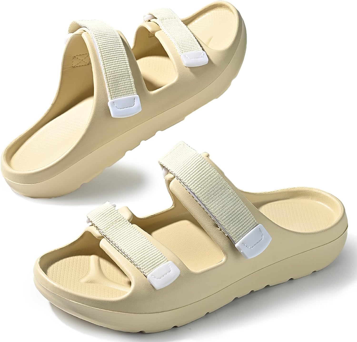 Сандалии-сланцы ROPULP для женщин и мужчин, регулируемые с застежкой на липучке, с поддержкой свода стопы, для пляжей, спортзалов, бассейнов и садов, обувь EVA для улицы и дома, бежевый
Сандалии-сланцы ROPULP для женщин и мужчин, регулируемые с застежкой на липучке, с поддержкой свода стопы, для пляжей, спортзалов, бассейнов и садов, обувь EVA для улицы и дома, бежевый