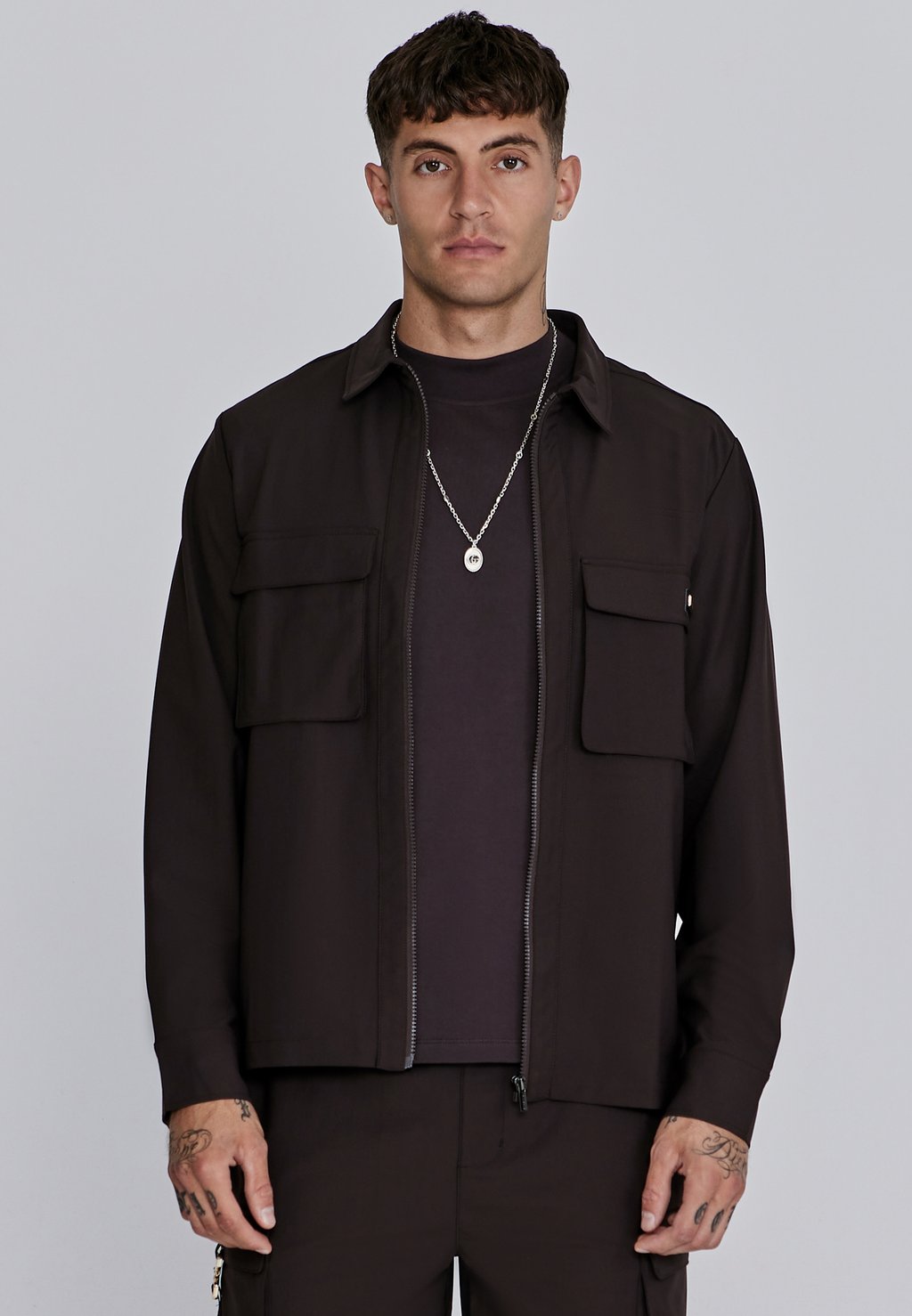 Летняя куртка SIKSILK, коричневый
Летняя куртка SIKSILK, коричневый