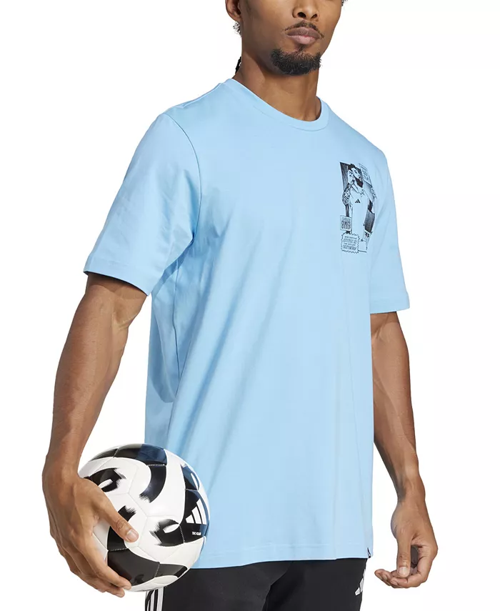 Мужская футболка с принтом Messi Icon adidas, синий
Мужская футболка с принтом Messi Icon adidas, синий