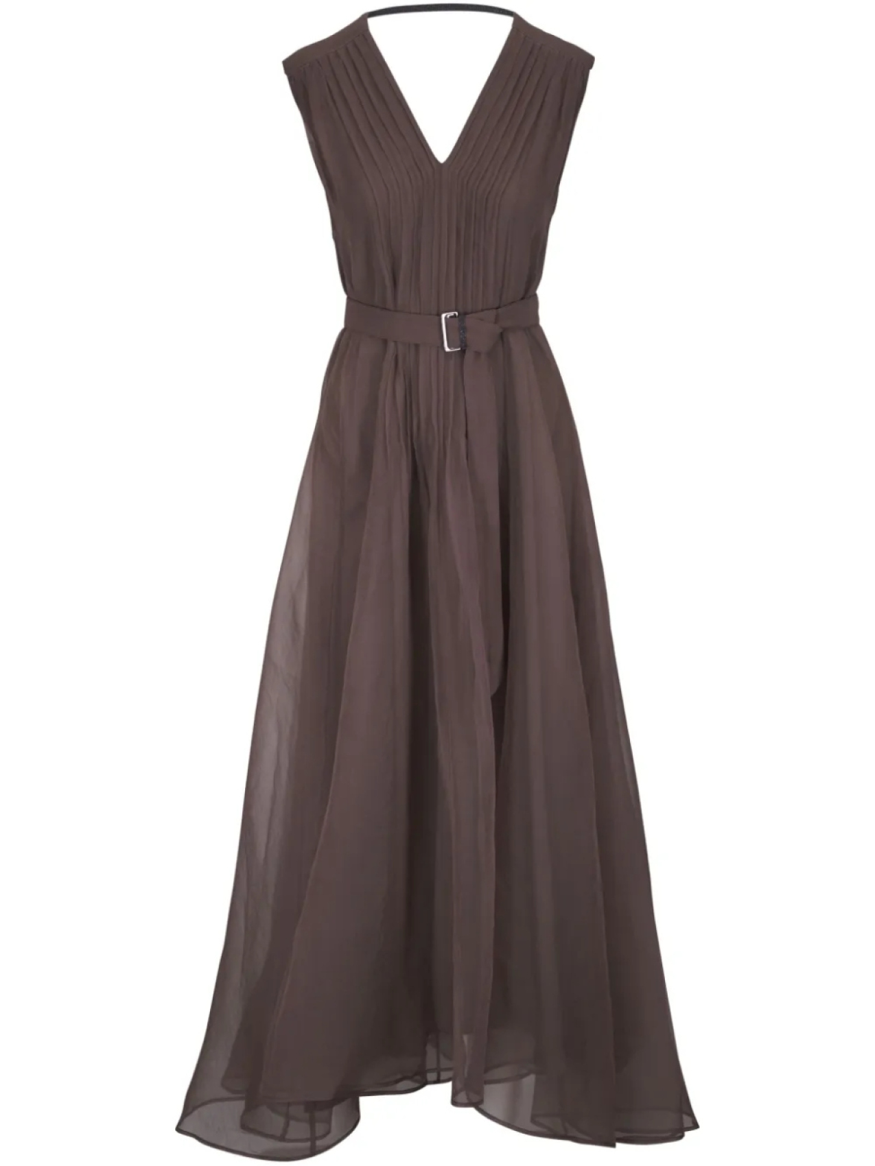 Шелковое платье Brunello Cucinelli, коричневый
Шелковое платье Brunello Cucinelli, коричневый