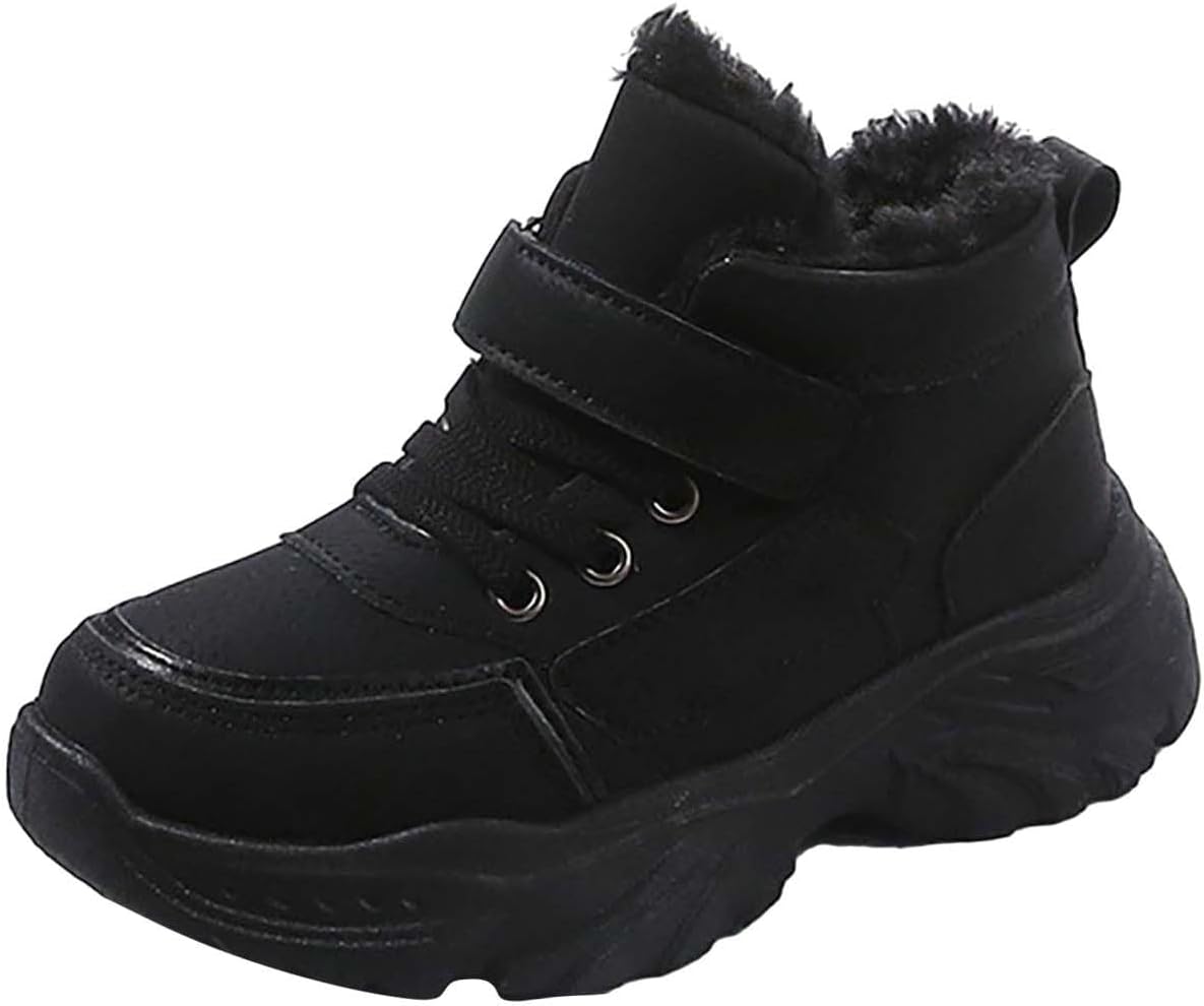 Водонепроницаемые ботильоны для мальчиков и девочек, теплые модные кроссовки из искусственного меха, высокие ботильоны для ходьбы и бега, меховая обувь Generic, черный
Водонепроницаемые ботильоны для мальчиков и девочек, теплые модные кроссовки из искусственного меха, высокие ботильоны для ходьбы и бега, меховая обувь Generic, черный