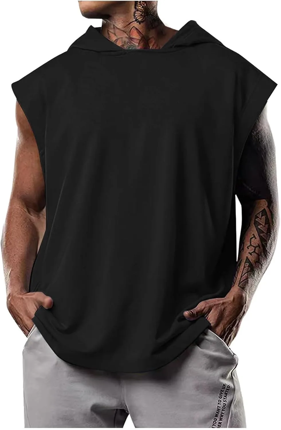 Мужская безрукавка с капюшоном Muscle Tank Top для тренировок evzosrz
Мужская безрукавка с капюшоном Muscle Tank Top для тренировок evzosrz