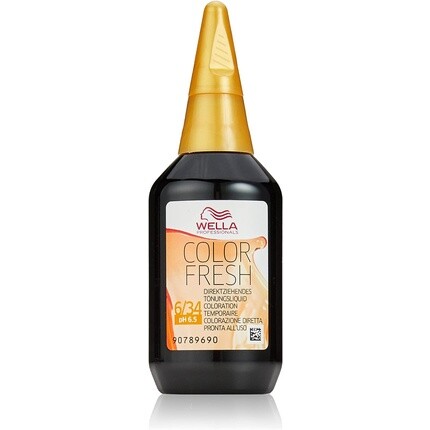 Полуперманентная краска для волос Color Fresh 6/34 Темно-русый медно-золотой 0,098 кг, Wella
Полуперманентная краска для волос Color Fresh 6/34 Темно-русый медно-золотой 0,098 кг, Wella