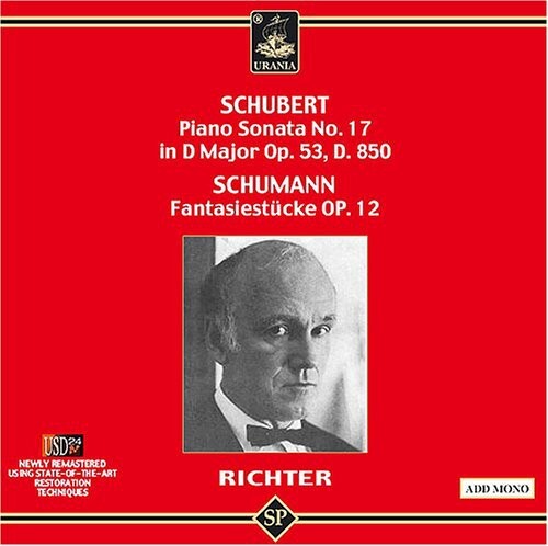 CD диск Schubert / Schumann / Richter: Piano Sonata No 17 in D Major / Fantasiestucke
CD диск Schubert / Schumann / Richter: Piano Sonata No 17 in D Major / Fantasiestucke
