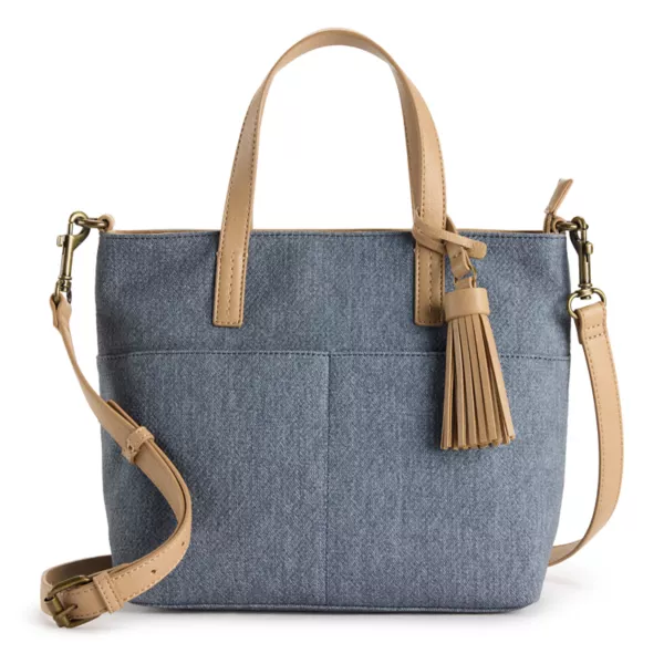 Миниатюрная сумка-шоппер Sonoma Goods For Life, цвет dark denim pu
Миниатюрная сумка-шоппер Sonoma Goods For Life, цвет dark denim pu