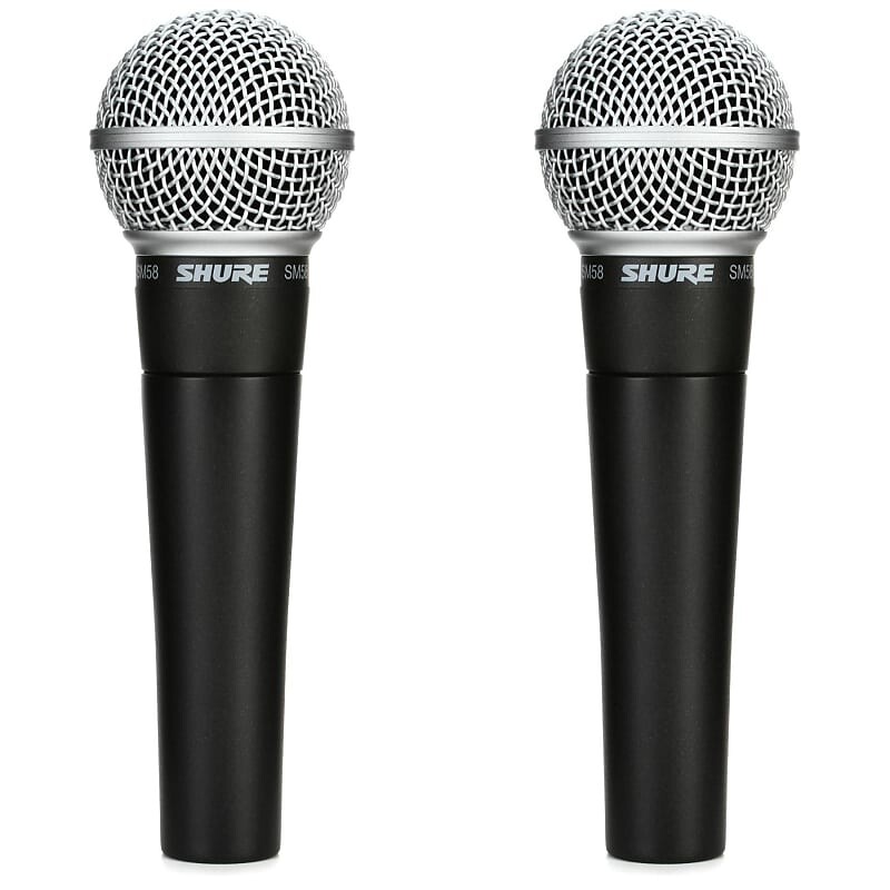 Кардиоидный динамический вокальный микрофон Shure SM58-LC-2pk
Кардиоидный динамический вокальный микрофон Shure SM58-LC-2pk