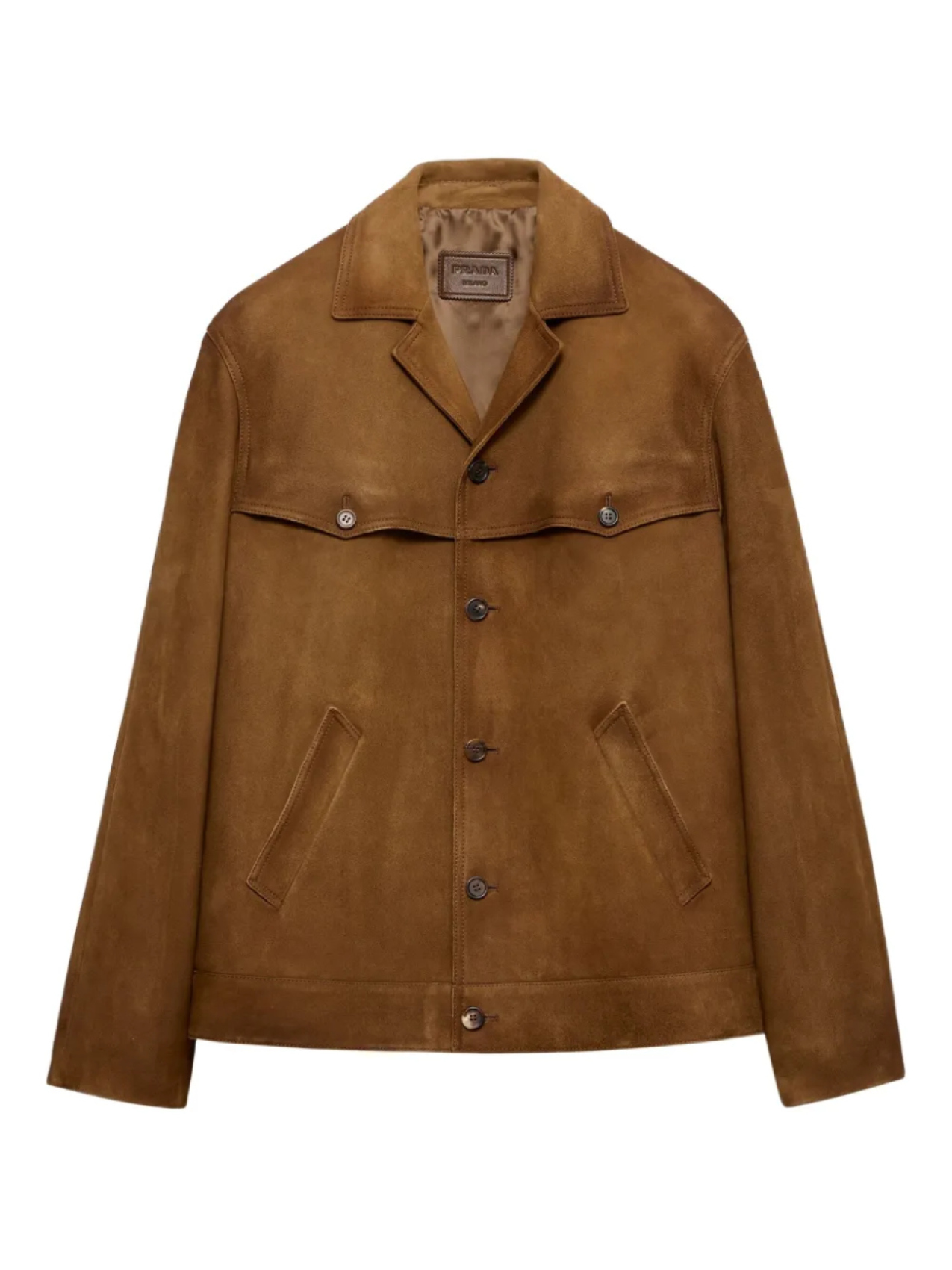 Prada замшевый пиджак, коричневый
Prada замшевый пиджак, коричневый