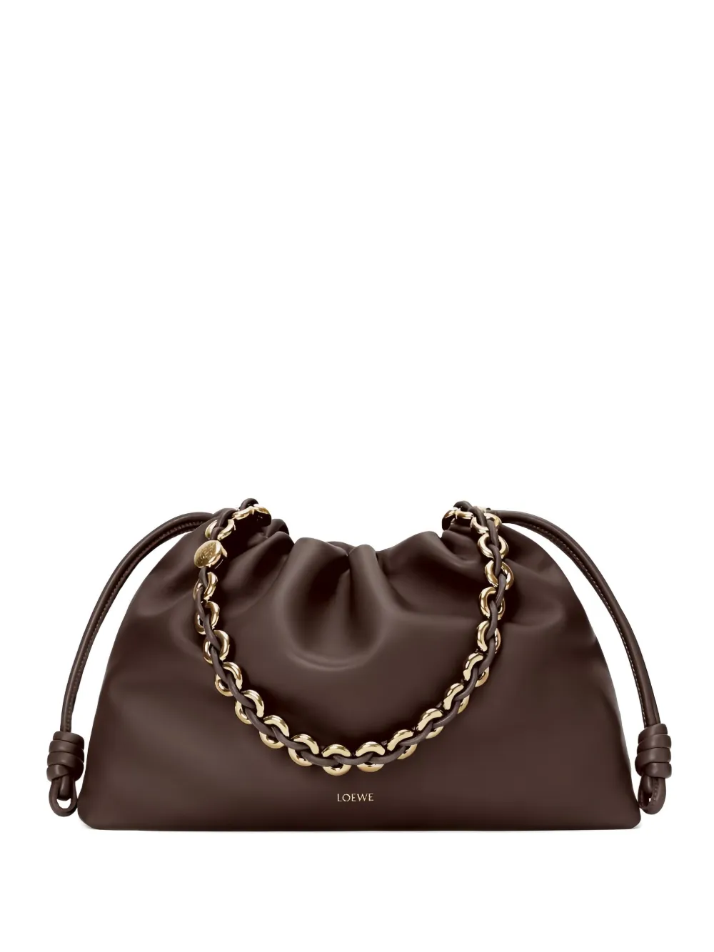 Сумка Flamenco на цепочке Loewe, коричневый
Сумка Flamenco на цепочке Loewe, коричневый