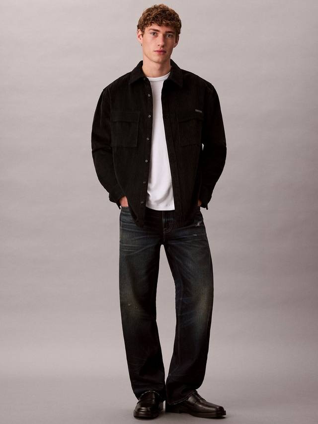 Хлопковая рубашка Regular Fit из вельвета Calvin Klein, Black
Хлопковая рубашка Regular Fit из вельвета Calvin Klein, Black