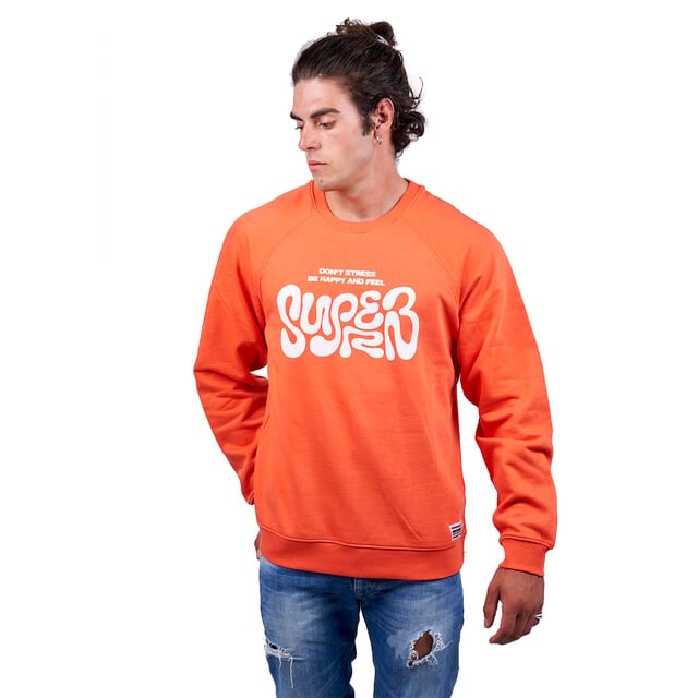 Толстовка Sudadera «Не стресс» Superb, оранжевый 
Толстовка Sudadera «Не стресс» Superb, оранжевый