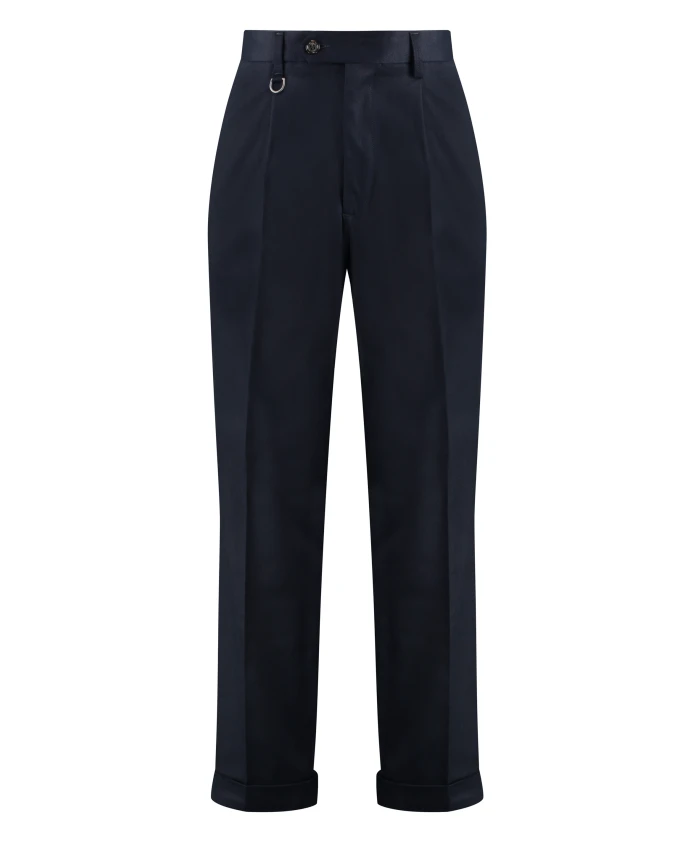 Брюки из смесовой хлопковой ткани Paolo Pecora, синий
Брюки из смесовой хлопковой ткани Paolo Pecora, синий