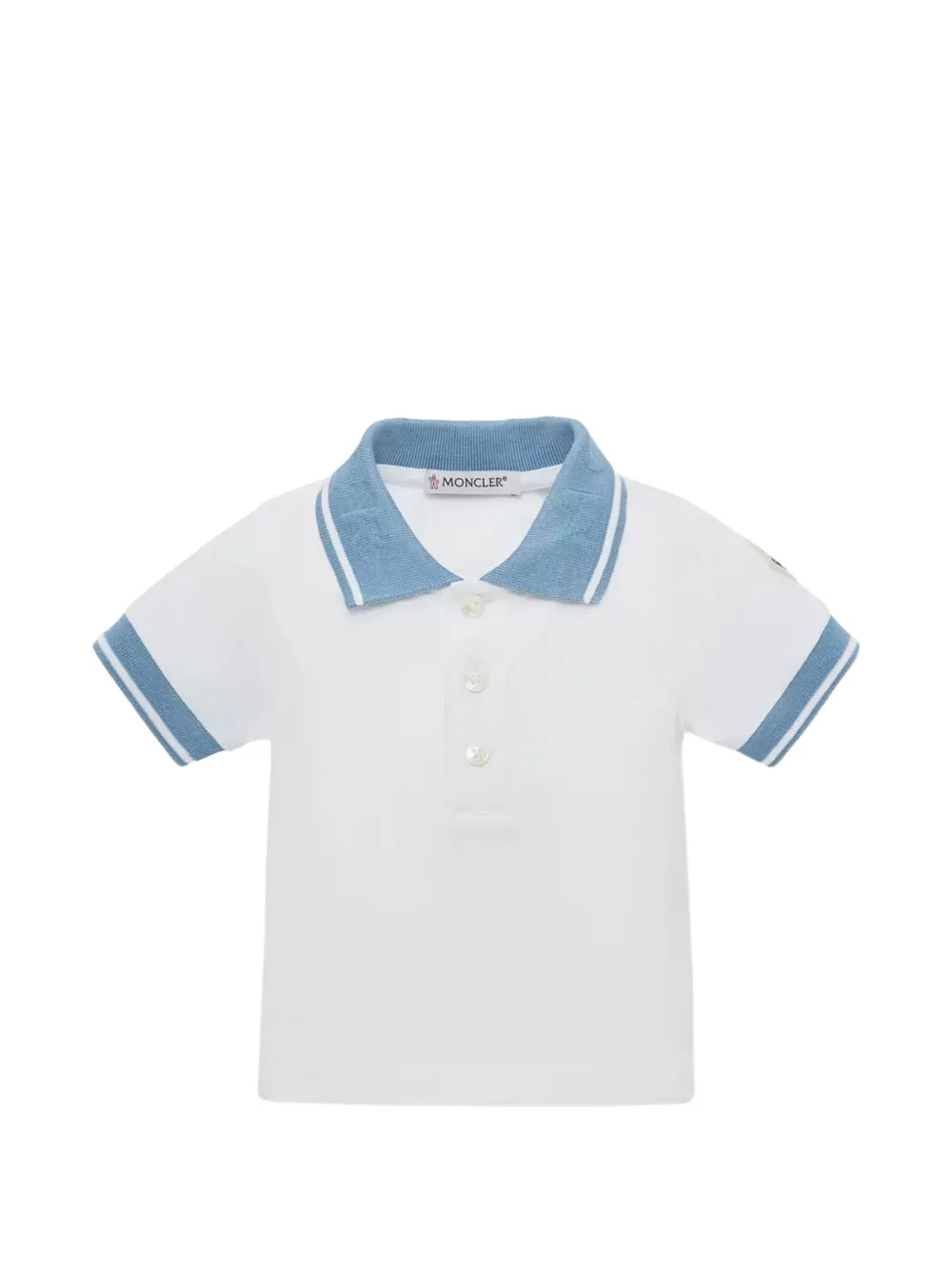 Поло в полоску Moncler Enfant, белый
Поло в полоску Moncler Enfant, белый