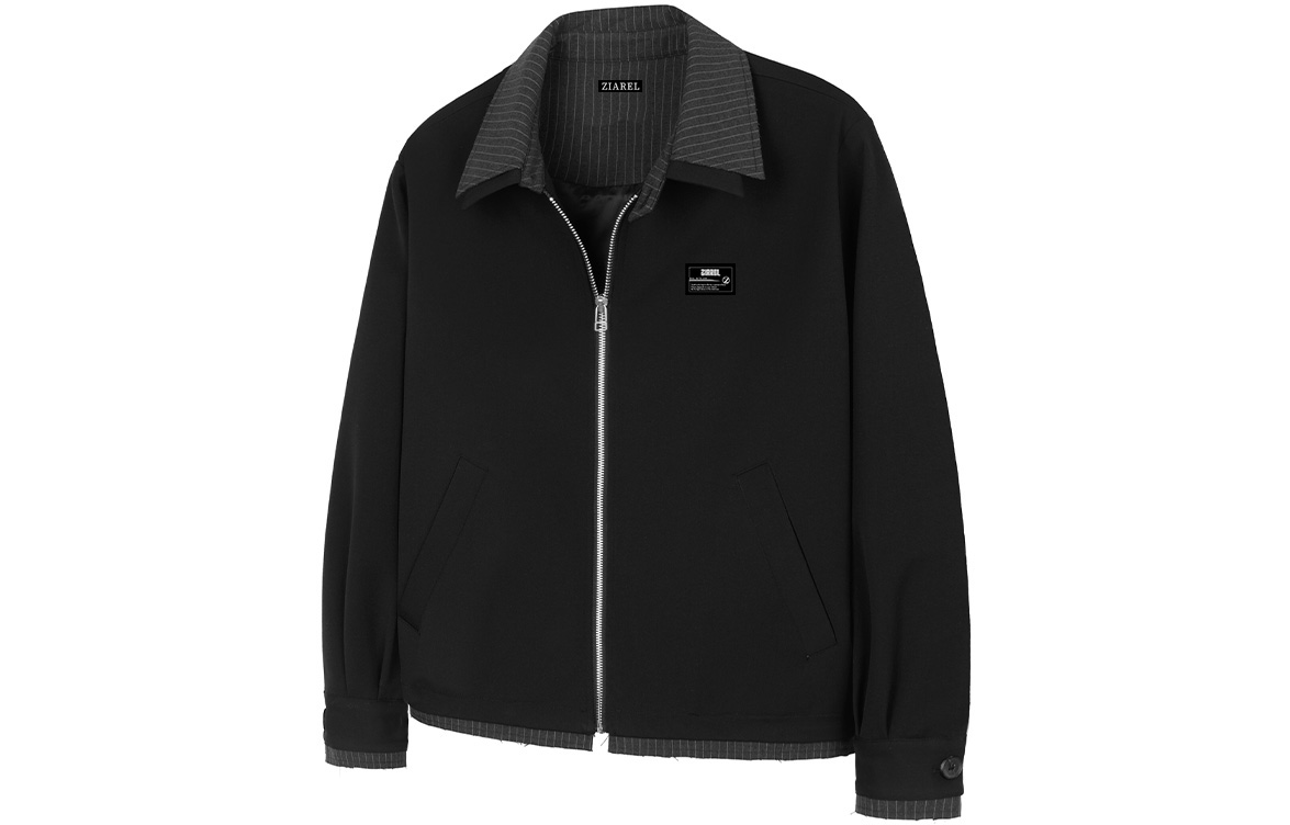 ZIAREL Куртка Unisex Black с отстегивающимся логотипом на лацкане Moderate
ZIAREL Куртка Unisex Black с отстегивающимся логотипом на лацкане Moderate