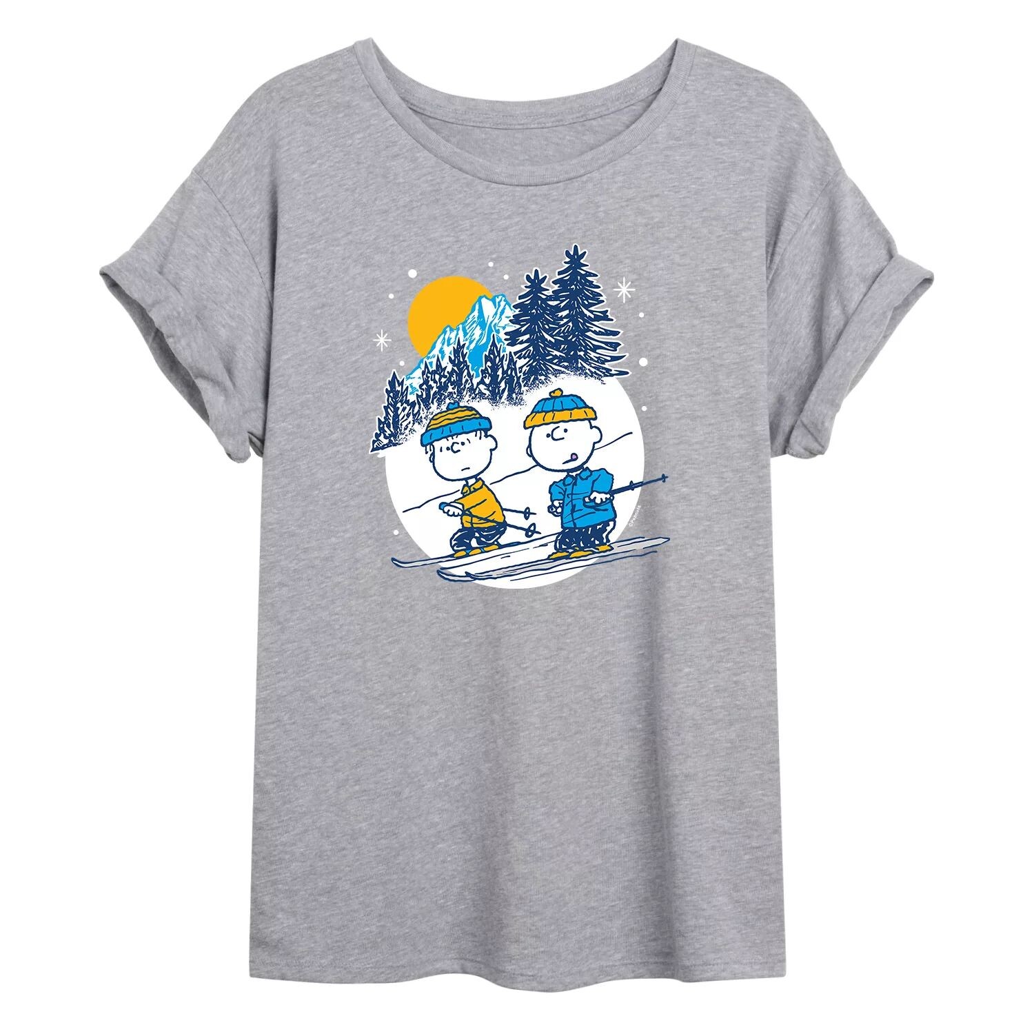 Большая футболка для юниоров Peanuts Charlie Brown & Linus Skiing Licensed Character 
Большая футболка для юниоров Peanuts Charlie Brown & Linus Skiing Licensed Character