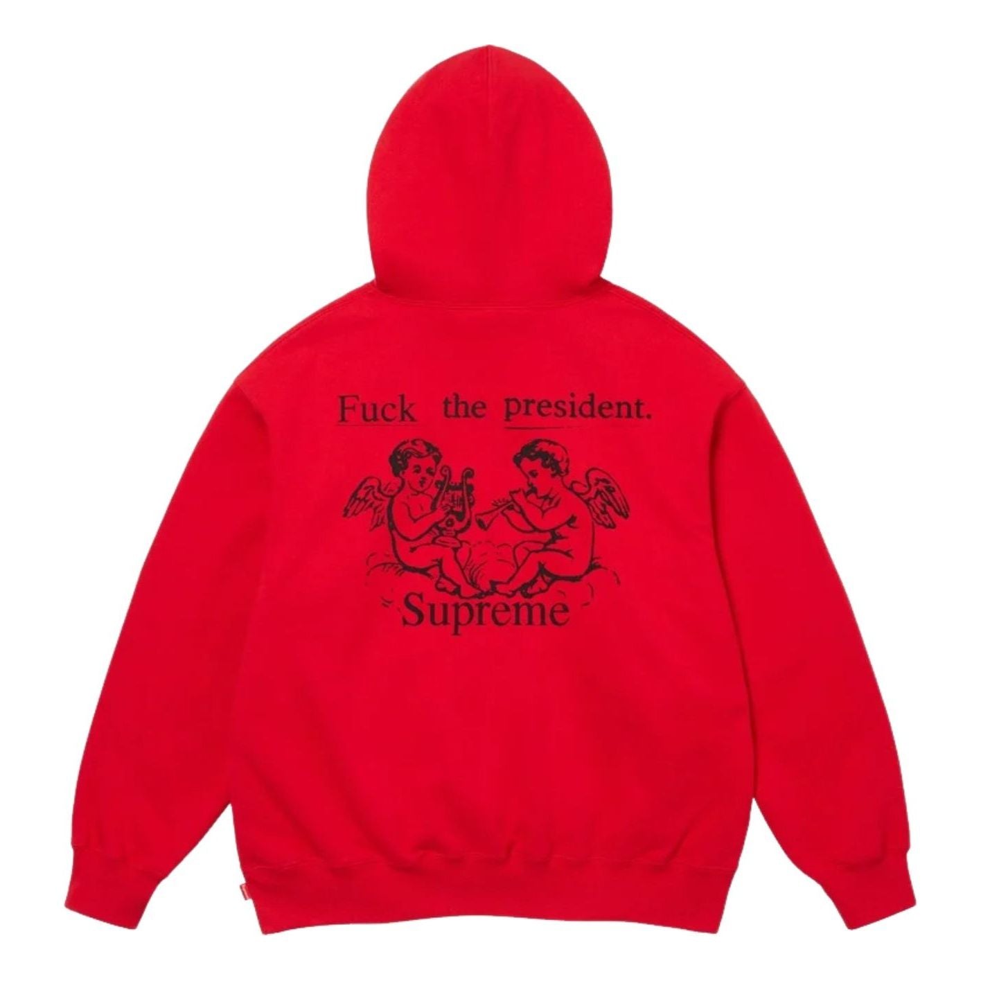 Толстовка Supreme FW25 President с капюшоном, красная
Толстовка Supreme FW25 President с капюшоном, красная