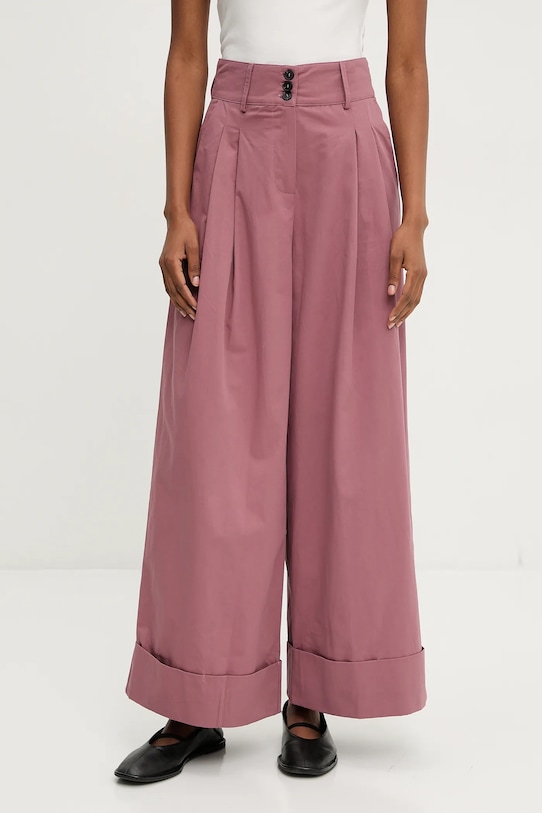 Хлопковые брюки Answear.Lab, розовый
Хлопковые брюки Answear.Lab, розовый