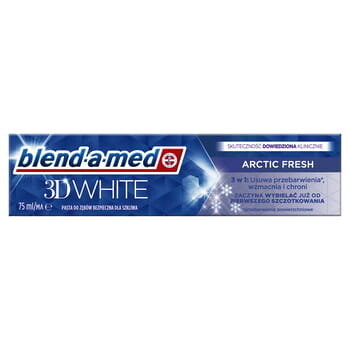 Зубная паста 3D White Arctic Fresh, 75 мл Blend-A-Med 
Зубная паста 3D White Arctic Fresh, 75 мл Blend-A-Med