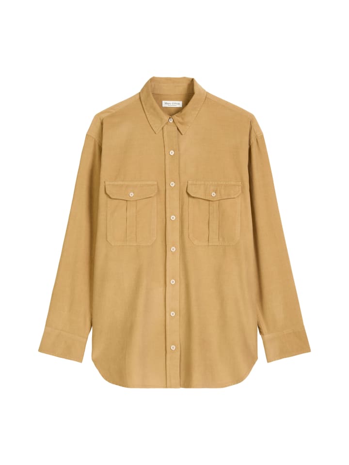 Marc O'Polo Свободная блузка из тонкого вельвета цвета соленой карамели
Marc O'Polo Свободная блузка из тонкого вельвета цвета соленой карамели