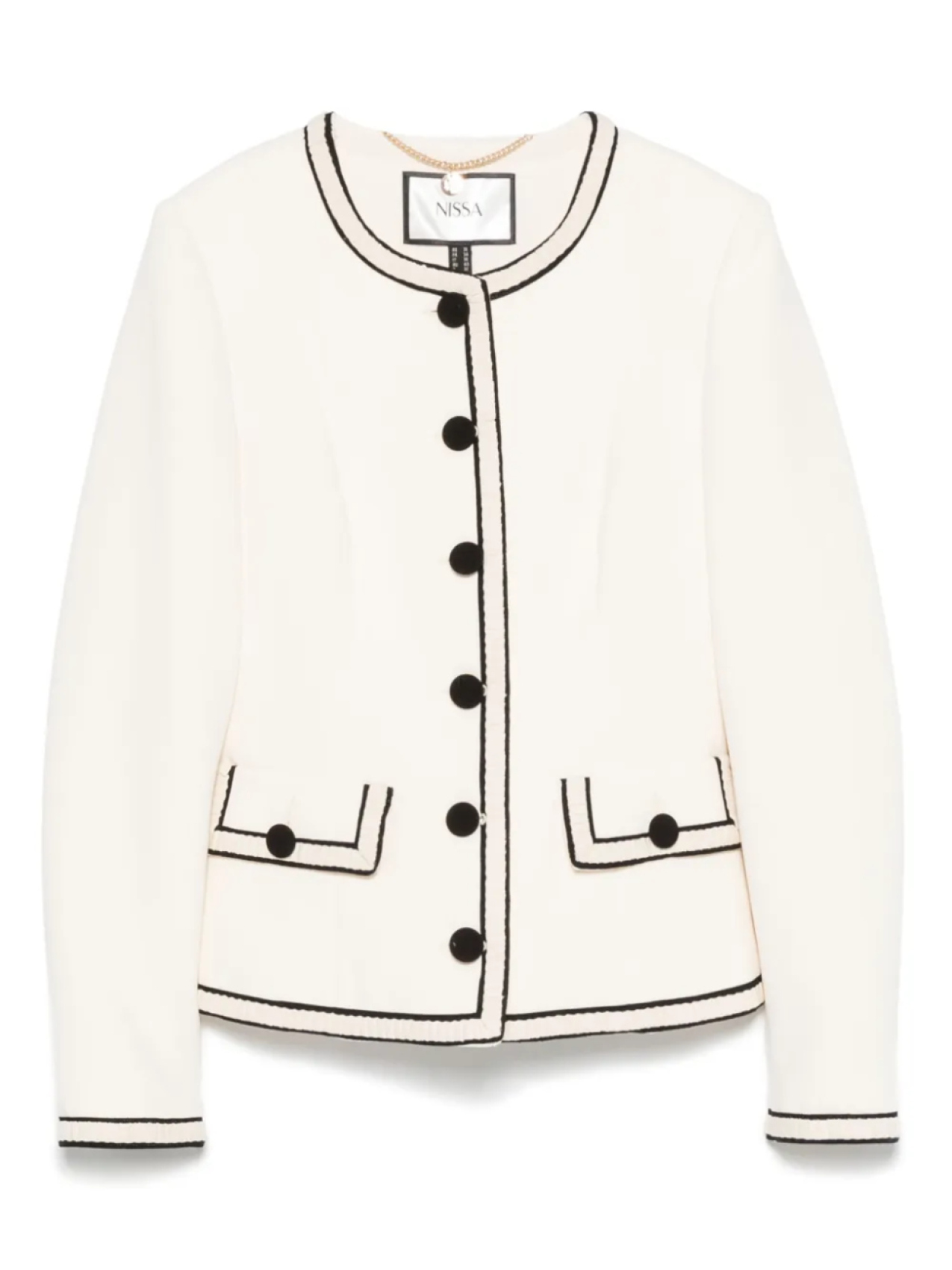 Однобортный пиджак NISSA, нейтральный
Однобортный пиджак NISSA, нейтральный