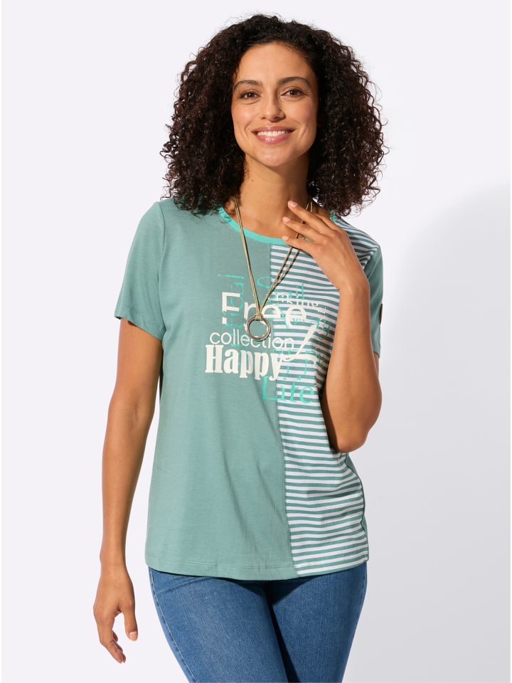 Рубашка с круглым вырезом с принтом нефритово-сине-зеленый WITT WEIDEN
Рубашка с круглым вырезом с принтом нефритово-сине-зеленый WITT WEIDEN