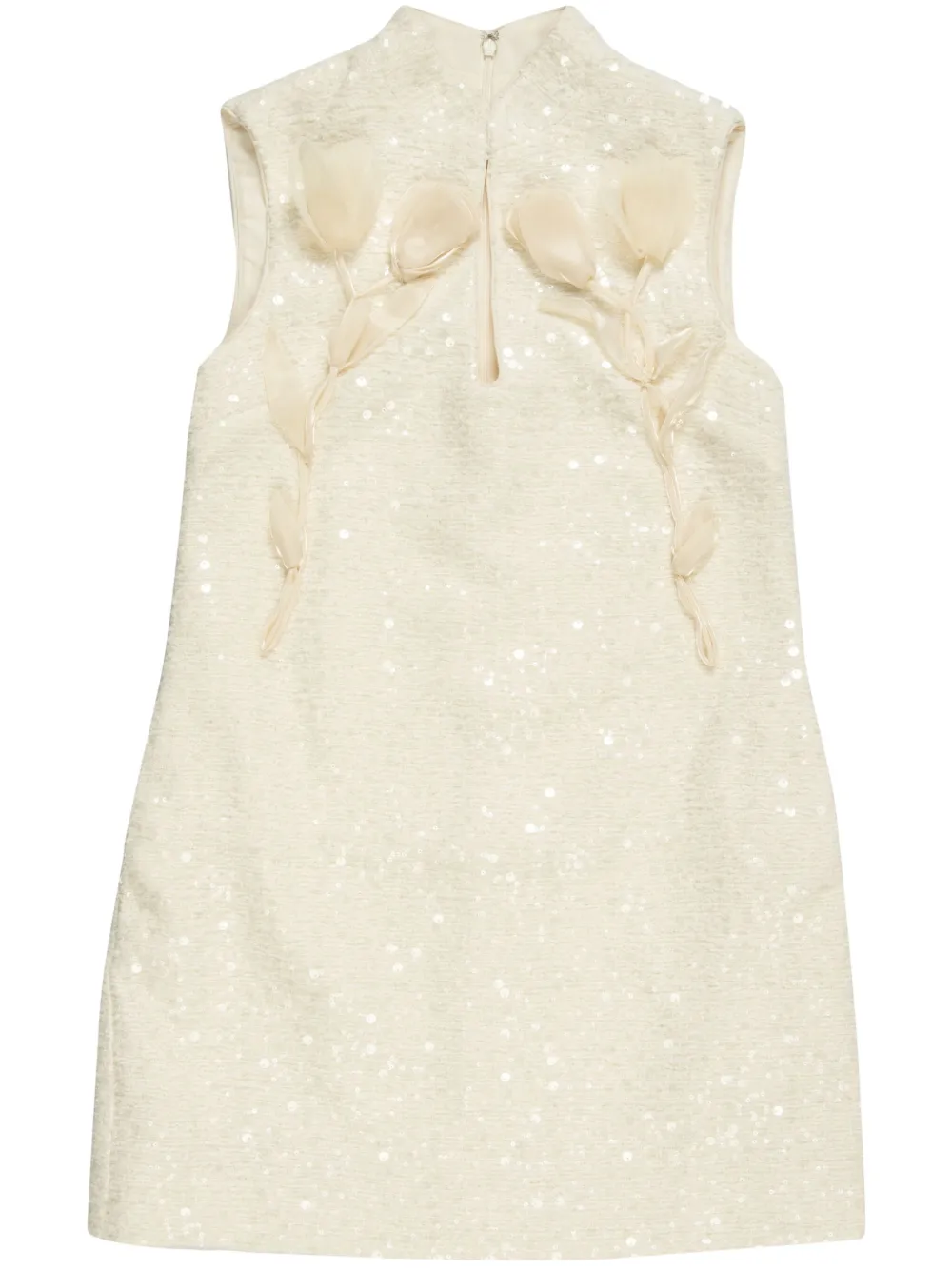 Платье мини Boucle с цветочным мотивом Self-Portrait, нейтральный 
Платье мини Boucle с цветочным мотивом Self-Portrait, нейтральный