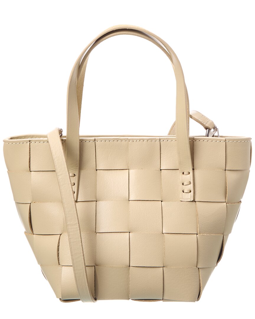 Мини-сумка-тоут Dragon Diffusion Japan из кожи, белый
Мини-сумка-тоут Dragon Diffusion Japan из кожи, белый