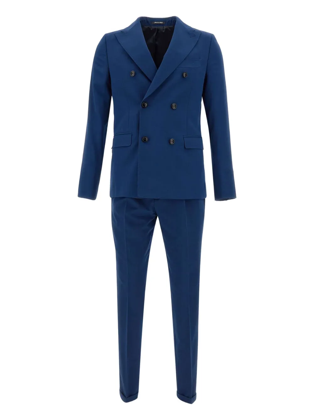 Двубортный костюм с лацканами "пик" King Marchesani, синий
Двубортный костюм с лацканами "пик" King Marchesani, синий