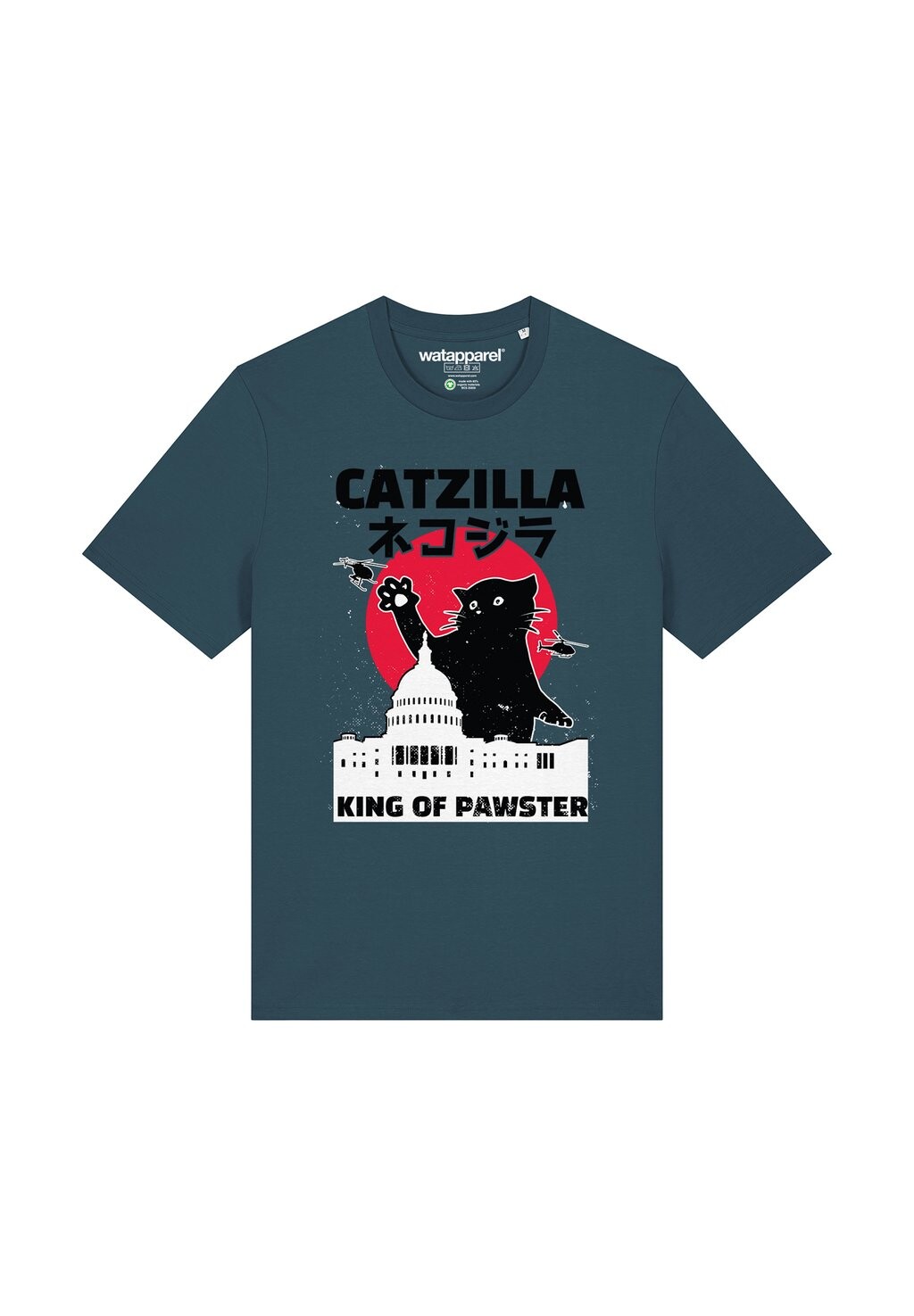 Футболка с принтом CATZILLA watapparel, бирюзовый
Футболка с принтом CATZILLA watapparel, бирюзовый