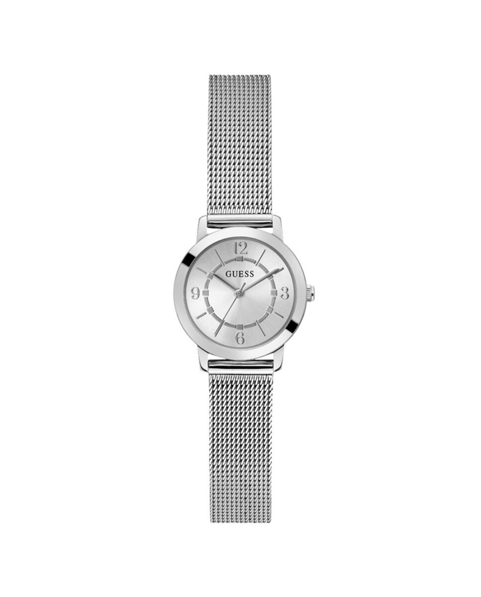 Женские часы Melody GW0666L1 со стальным и серебряным ремешком Guess, серебро
Женские часы Melody GW0666L1 со стальным и серебряным ремешком Guess, серебро