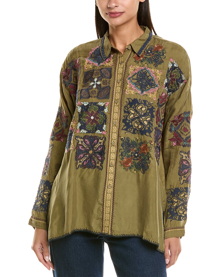 Джонни Вас Блузка оверсайз Одри Johnny Was, зеленый
Джонни Вас Блузка оверсайз Одри Johnny Was, зеленый