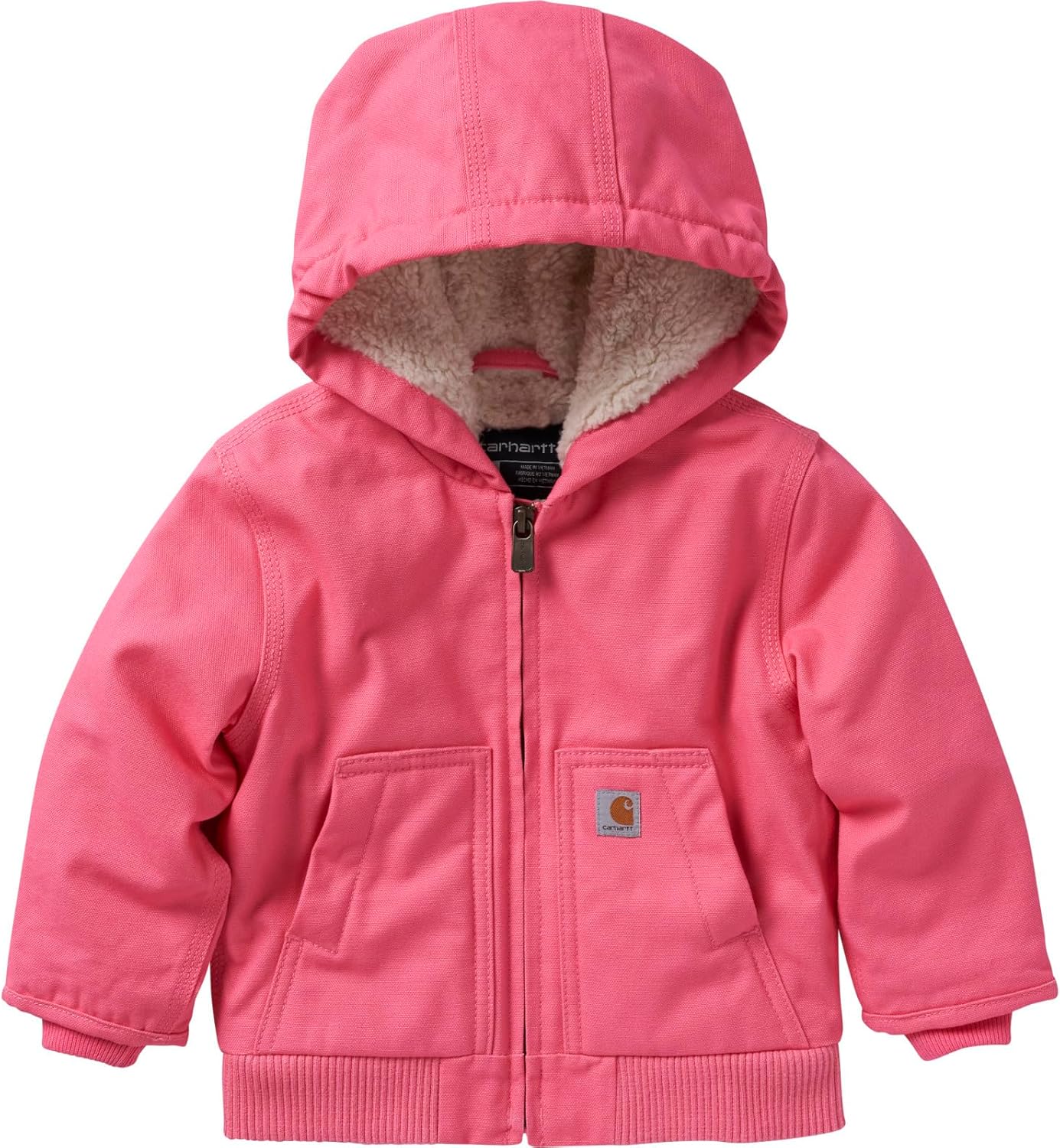 Куртка Carhartt baby-girls для девочек с подкладкой из шерпы, капюшоном и застежкой-молнией, Pink Lemonade
Куртка Carhartt baby-girls для девочек с подкладкой из шерпы, капюшоном и застежкой-молнией, Pink Lemonade