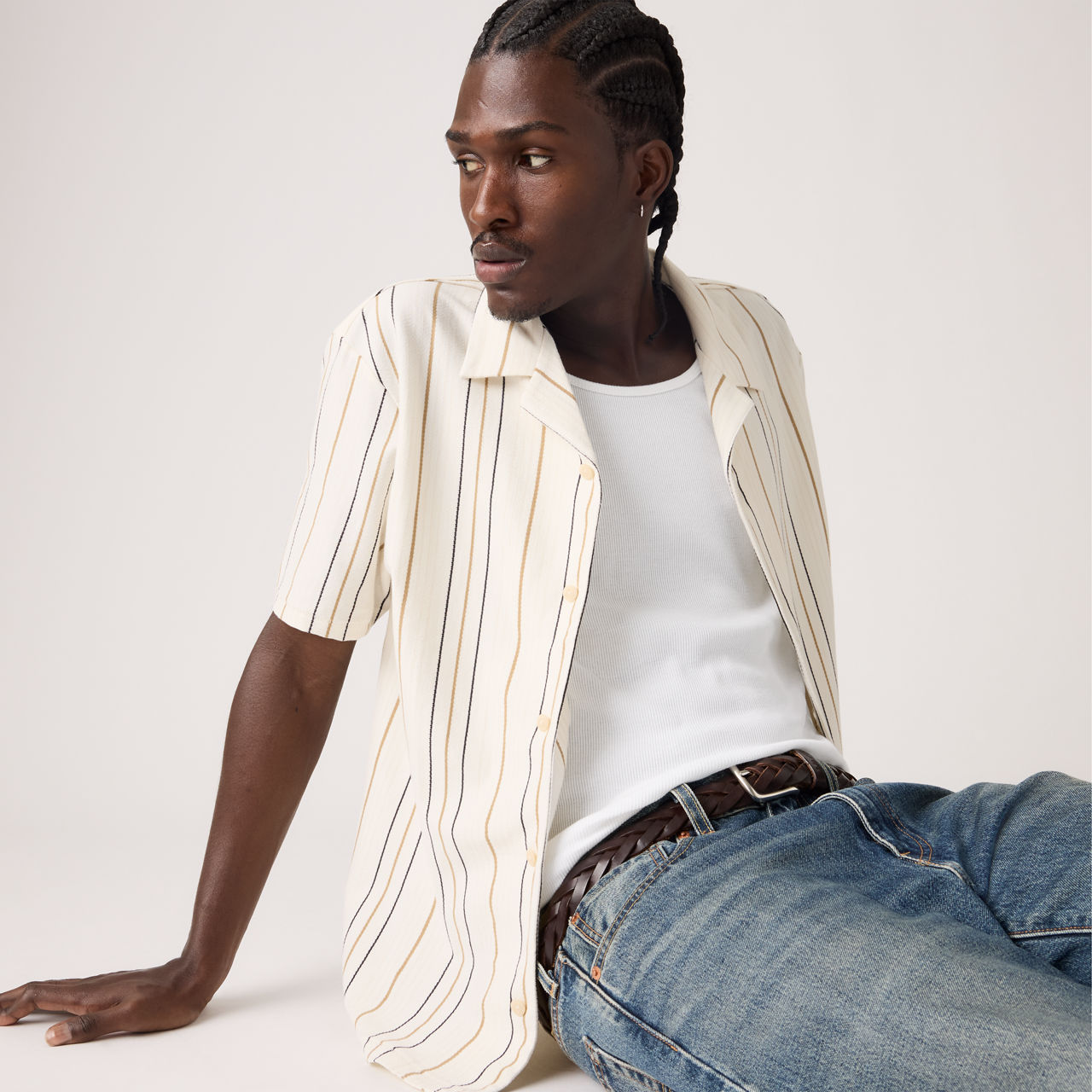 Рубашка для лагеря Levi's, Elowen Stripe Egret - Blue
Рубашка для лагеря Levi's, Elowen Stripe Egret - Blue