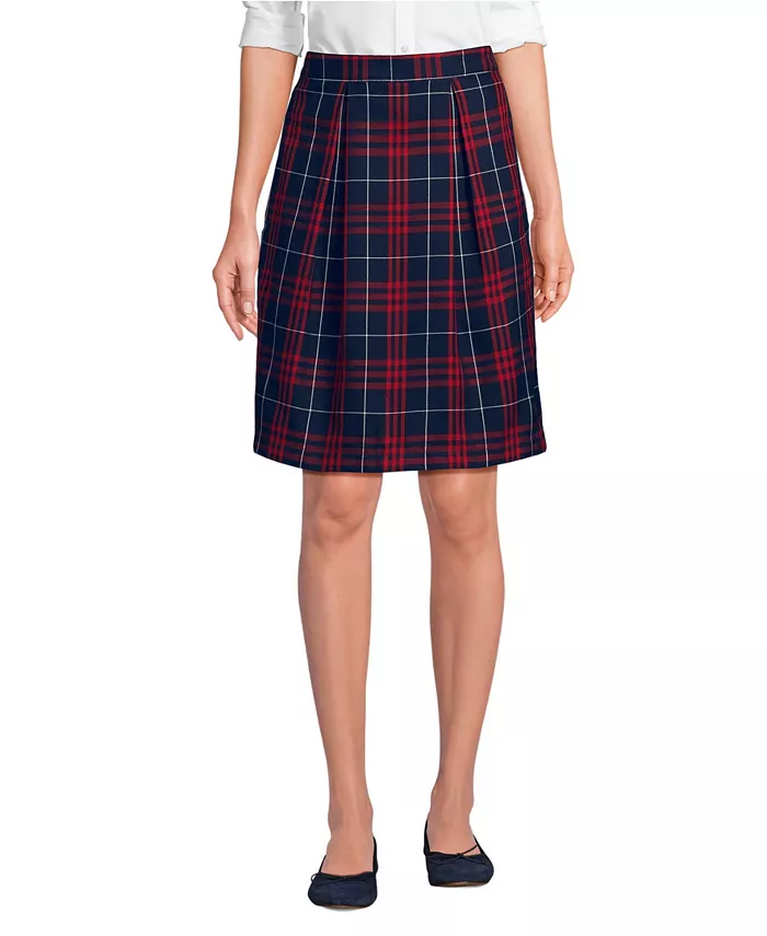 Женская школьная форма, клетчатая юбка-шорты выше колена Lands' End, синий
Женская школьная форма, клетчатая юбка-шорты выше колена Lands' End, синий